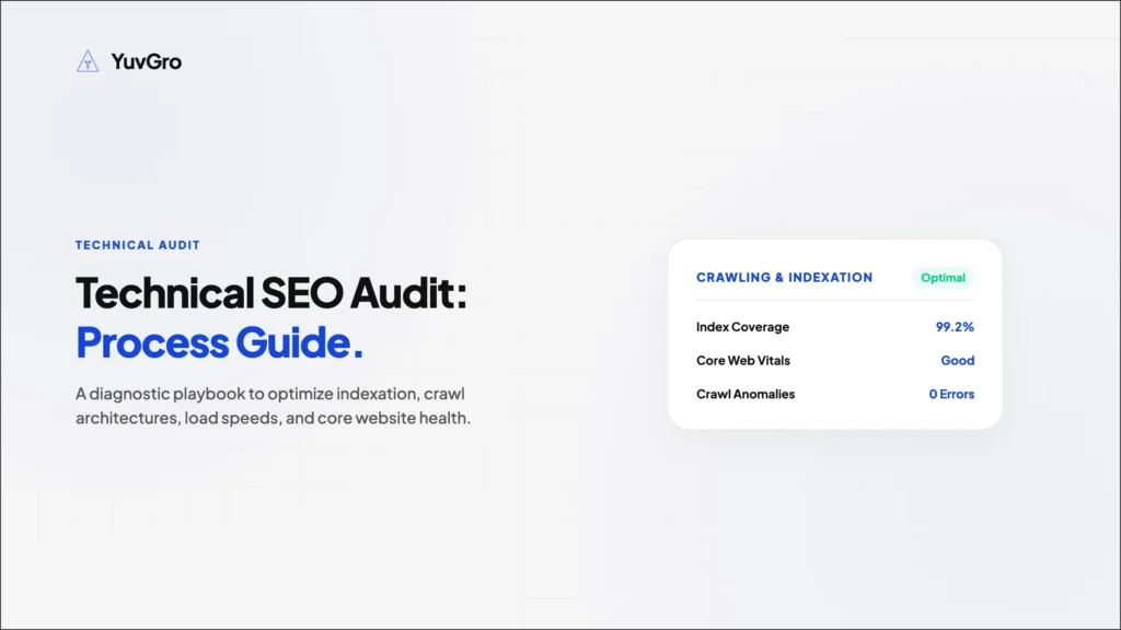 Technical SEO audit